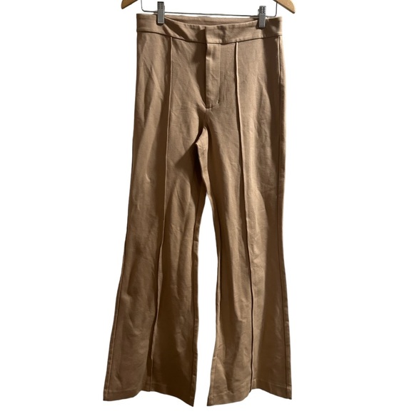 a new day Pants - A New Day tan wide leg pleated Pants